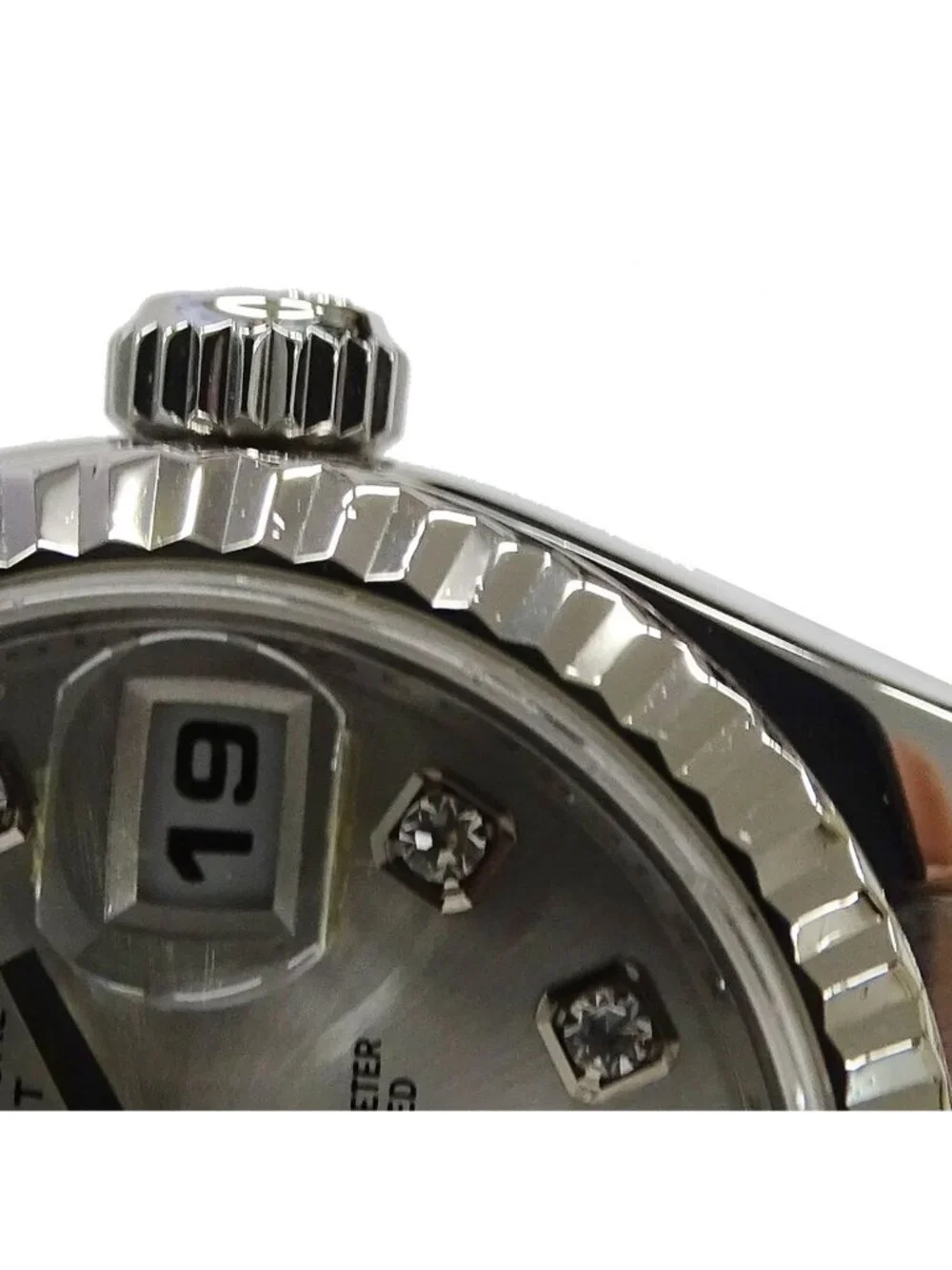 Rolex Datejust Watch Diamond Automatic Winding at Stainless SS White Gold WG